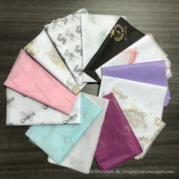 Custom Tissue Wraping Paper Gift Print Clothing Packung